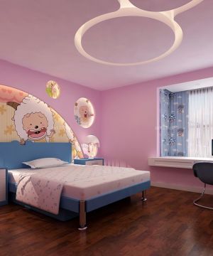 2023最新家装硅藻泥背景墙设计装修效果图片儿童卧室