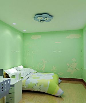 2023经典家装硅藻泥背景墙设计装修效果图片儿童卧室
