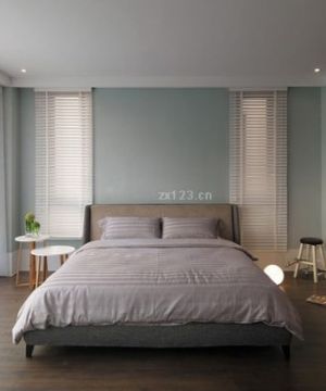简单卧室装修设计白色窗帘效果图片大全