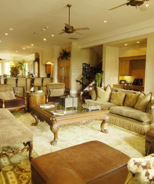 温馨法式客厅欧式沙发装修效果图片