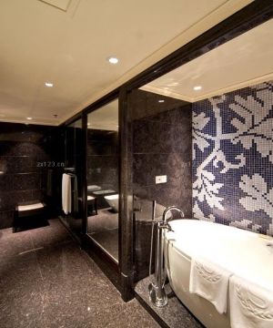 酒店室内设计卫生间浴室装修图