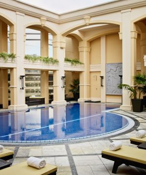 2023最新度假酒店游泳池设计装修效果图片