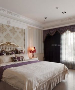 欧式新古典风格卧室装修设计效果图