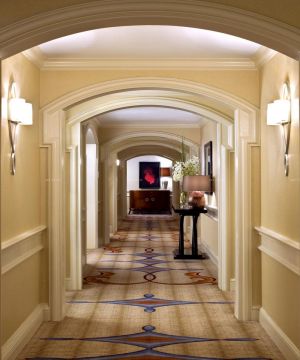 酒店走廊玄关照明设计图片大全2023