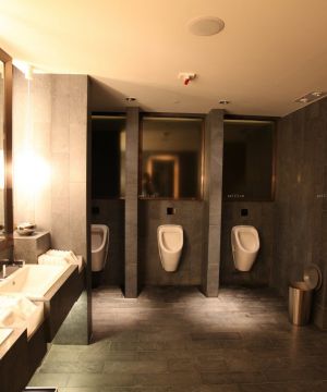 最新小型酒店公共卫生间装修效果图片