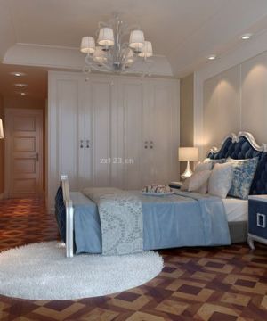 2023最新家装卧室双人床设计装修效果图片
