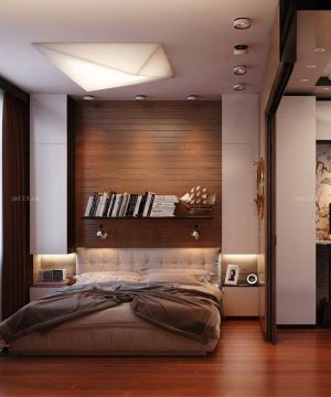 中式创意卧室装潢设计装修效果图大全2023图片