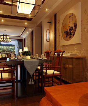 2023中式家装餐厅设计图片