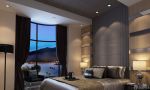 酒店式公寓客房飘窗窗帘装修设计效果图片