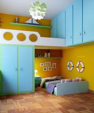 100平米住宅儿童房间的设计装修图片