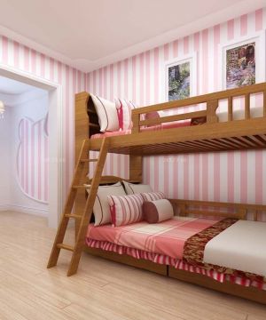 儿童房高低床装修效果图片