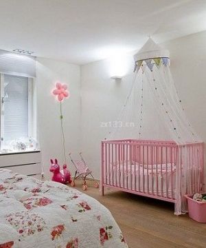 180平米房子粉色儿童房装修图片