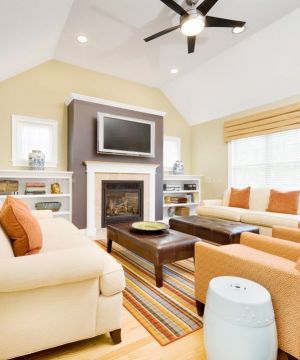 家庭客厅沙发椅子装修效果图大全2023图片