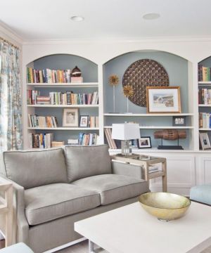 家庭客厅布艺沙发装修效果图大全2023图片