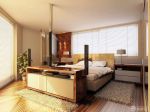 韩式田园风格实用小三室卧室的装修效果图
