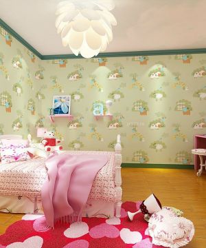 田园风格实用小三室儿童卧室的装修效果图