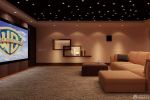 客厅家庭影院设计布艺沙发效果图片大全