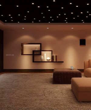 客厅家庭影院设计布艺沙发效果图片大全