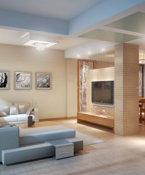2023现代简约风格客厅组合沙发装修效果图片