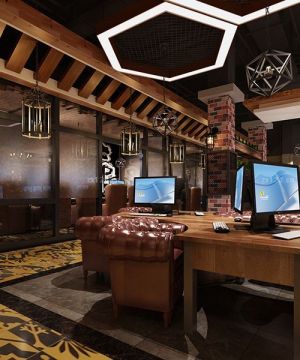 2023世界上最豪华的网吧室内吊灯设计图片