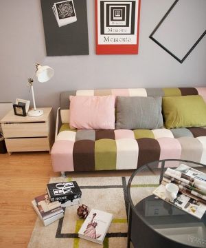 现代时尚客厅沙发颜色搭配图