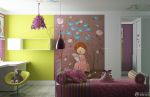 儿童房间硅藻泥背景墙的设计装修效果图
