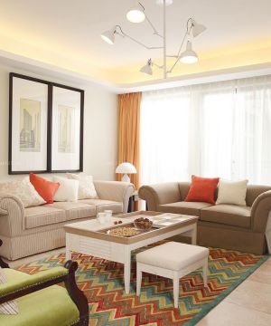 小户型15平方客厅布艺沙发装修效果图