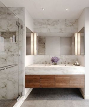 现代北欧风格浴室设计效果图片