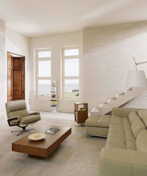 现代简约风格室内楼梯扶手装修图