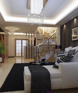 欧式家装室内楼梯扶手装修设计图