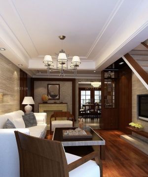 欧式新古典别墅室内楼梯扶手装修效果图片欣赏