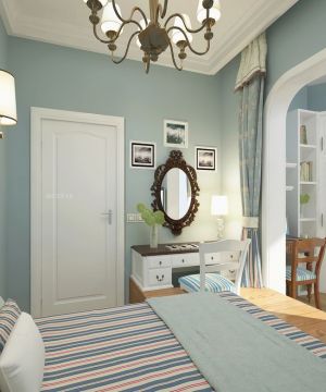北欧卧室装修门颜色搭配效果图大全