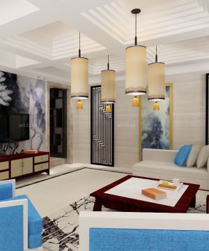客厅中式装修效果图大全2023图片 客厅组合沙发