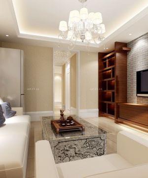 现代中式客厅装修效果图大全2023图片 客厅电视柜