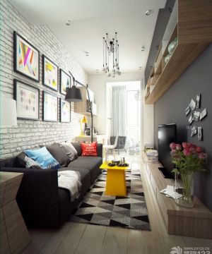 50平方小户型单身公寓装修设计效果图