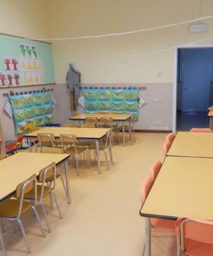 现代简约幼儿园装修效果图 教室