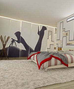简单现代家居卧室装修效果图