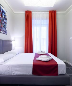 现代设计风格简单卧室装修效果图片