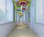 豪华幼儿园走廊吊顶装饰设计效果图片