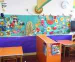 简单幼儿园室内背景墙装修效果图片大全
