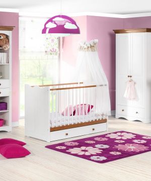 宝宝卧室粉色墙面装修效果图片