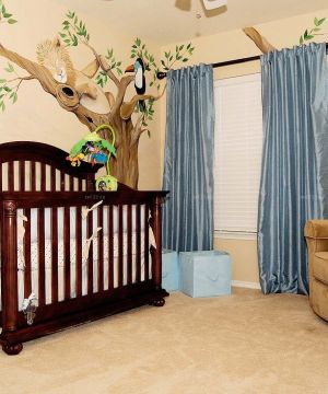 宝宝卧室创意墙绘装修效果图片