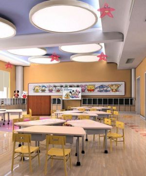 高端幼儿园天花板吊顶装修效果图片