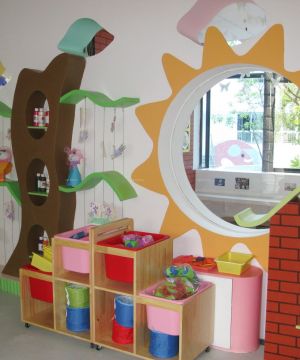 简单幼儿园室内墙面装饰装修效果图片