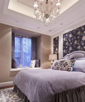 简约美式风格漂亮的卧室装修图片