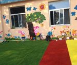 小型幼儿园外墙彩绘装修效果图片