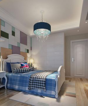 现代美式卧室橱柜设计装修效果图