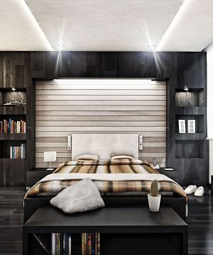 卧室壁橱装修效果图大全2023图片 后现代设计风格
