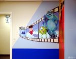 小型幼儿园室内手绘墙设计效果图片