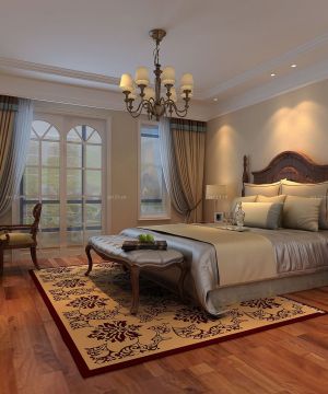 古典风格楼房卧室装修效果图片